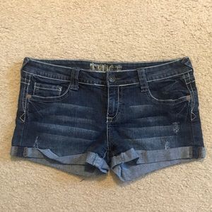 Juniors size 15 Truce Blue Jeans Shorts